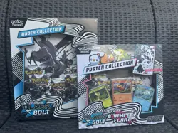 Pokemon TCG: S&V - Black Bolt Binder Collection & Unova Poster Collection Sealed - Image 1