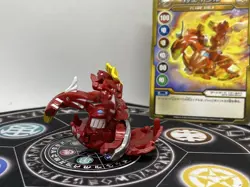 Bakugan BakuTech Pyrus Flame Aigle Metal Cross Parts & Card Japan Import MG Rare - Image 4