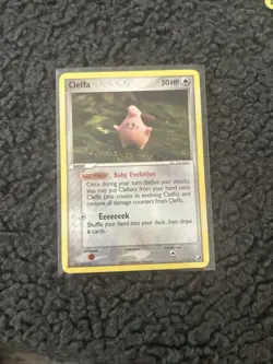 Pokemon TCG Cleffa EX Unseen Forces Regular Rare Card 21/115 - Image 1
