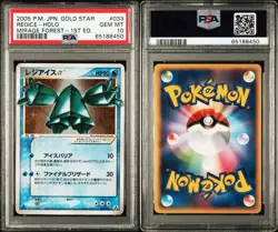Regice Gold Star Holo 1st Edition Mirage Forest Japanese PSA 10 Pokemon - Image 3