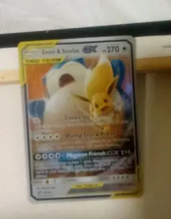 Pokemon Eevee & Snorlax GX Tag Team 2019 Card 120/181 Great Condition - Image 1