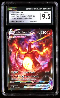 CGC 9.5 Charizard VMAX SWSH261 SWSH Ultra Premium Collection 2022 Graded Card - Image 1