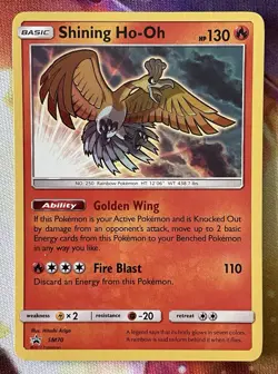 Shining Ho-Oh SM70 Promo Card Near Mint NM Condition Holo Sun & Moon Promo - Image 1