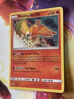 Shining Ho-Oh SM70 Promo Card Near Mint NM Condition Holo Sun & Moon Promo - Image 2