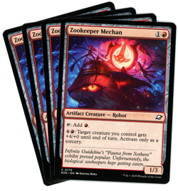 x4 Zookeeper Mechan - 0170 - Edge of Eternities - MTG - NM Ships Now - Image 1