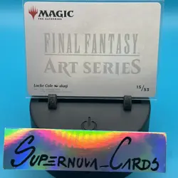 Locke Cole Gold Stamped 15/53 Signature Art Final Fantasy Art Series NM MTG TCG - Image 2