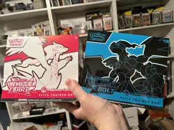 Pokemon Center Black Bolt and White Flare ETB (Both Sets) - Image 1
