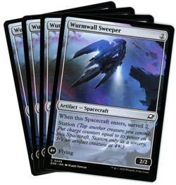 x4 Wurmwall Sweeper - 0249 - Edge of Eternities - MTG - NM Ships Now - Image 1