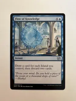Flow of Knowledge - MTG The Brothers' War - NM - Image 1