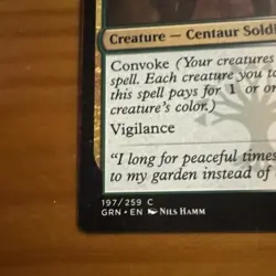MTG Guilds of Ravnica Rosemane Centaur 197/259 NM - Image 3