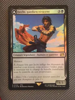 Mtg FIN Final Fantasy - Jecht, Gardien Reticent Foil FR-NM French - Image 1