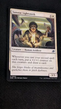 mtg SUNSTAR LIGHTSMITH mtg NM-M Edge of Eternities - Image 1