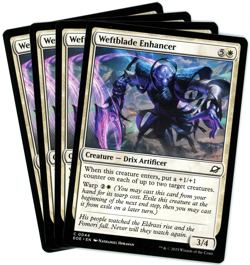 x4 Weftblade Enhancer - 0044 - Edge of Eternities - MTG - NM Ships Now - Image 1