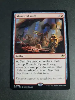 Memorial Vault Rare MTG Edge of Eternities - Image 1