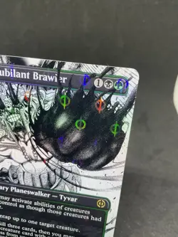 Tyvar, Jubilant Brawler (Borderless) (Step-and-Compleat Foil) Phyrexia MTG 476 - Image 2