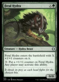 Feral Hydra 395 Jumpstart MTG Magic the Gathering card - Image 1
