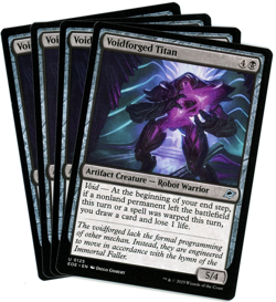 x4 Voidforged Titan - 0125 - Edge of Eternities - MTG - NM Ships Now - Image 1