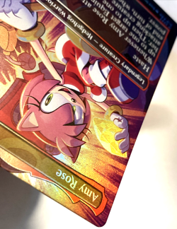 MTG Amy Rose (Rainbow Foil) Secret Lair x Sonic 2083 NM - Image 5