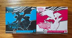 Pokemon Black Bolt and White Flare Elite Trainer Box ETB Set of 2 - Image 1
