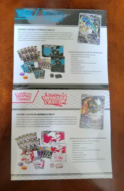 Pokemon Black Bolt and White Flare Elite Trainer Box ETB Set of 2 - Image 2