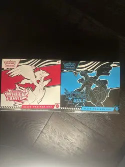 Pokemon Black Bolt and White Flare Elite Trainer Box ETB Set of 2 - Image 1