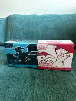 Pokemon Black Bolt and White Flare Elite Trainer Box ETB Set of 2 - Image 1
