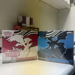 Pokemon Black Bolt and White Flare Elite Trainer Box ETB Set of 2 - Image 1