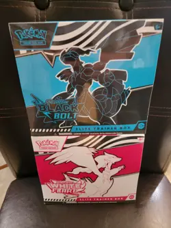 Pokemon Black Bolt and White Flare Elite Trainer Box ETB Set of 2 - Image 1