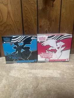 Pokemon Black Bolt and White Flare Elite Trainer Box ETB Set of 2 - Image 1