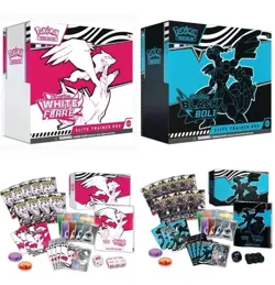 Pokemon Black Bolt & White Flare Elite Trainer Box ETB Set of 2 - Image 1