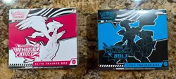 Pokemon Black Bolt and White Flare Elite Trainer Box ETB Set of 2 - Image 1