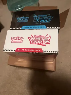 Pokemon Black Bolt and White Flare Elite Trainer Box ETB Set of 2 - Image 4