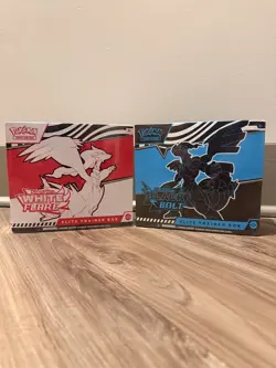 Pokemon Black Bolt and White Flare Elite Trainer Box ETB Set of 2 - Image 1