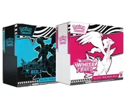Pokemon Black Bolt and White Flare Elite Trainer Box ETB Set of 2 - Image 1