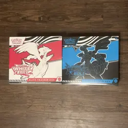 Pokemon Black Bolt and White Flare Elite Trainer Box ETB Set of 2 - Image 1