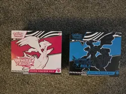Pokemon Black Bolt and White Flare Elite Trainer Box ETB Set of 2 - Image 1