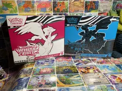 Pokemon Black Bolt and White Flare Elite Trainer Box ETB Set of 2 - Image 1