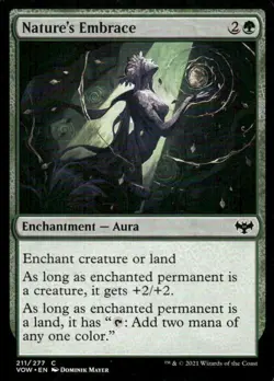 Nature's Embrace 211/277 Crimson Vow MTG Magic the Gathering card - Image 1