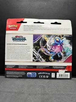 Pokemon TCG 3 Pack - Scarlet & Violett - Temporal Forces Cleffa Sealed - Image 2