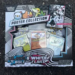 Pokemon TCG Black Bolt & White Flare Unova Poster Collection NEW SEALED - Image 1