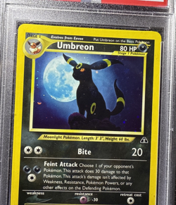 2001 POKEMON NEO DISCOVERY #13 UMBREON-HOLO PSA 8 - Image 3
