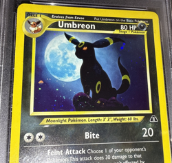 2001 POKEMON NEO DISCOVERY #13 UMBREON-HOLO PSA 8 - Image 4