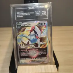 2022 POKEMON SWSH SILVER TEMPEST #139/195 LUGIA VSTAR ULTRA RARE TAG 7.5 - Image 1