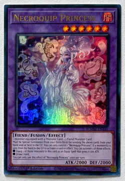 Necroquip Princess - Yugioh BLMM-EN146 - 1st Edition - ULTRA RARE - Image 2