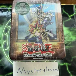 Yugioh 2003 Buster Blader BPT Booster Pack Collector's Tin Factory Sealed - Image 1
