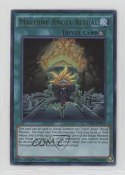 Machine Angel Ritual 1st Ed. YuGiOh Dragons of Legend Unleashed #DRL3-EN015 xr1 - Image 1