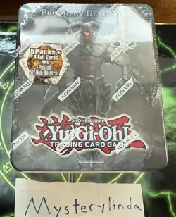 Yugioh 2012 Prophecy Destroyer Tin Factory Sealed - Image 1