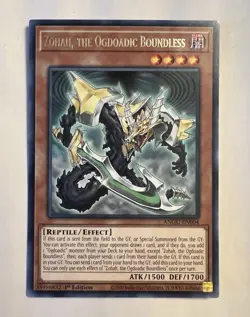 Zohah, the Ogdoadic Boundless ANGU-EN004 Ancient Guardians Yugioh Rare - Image 1