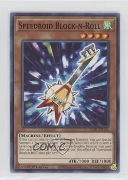 Speedroid Block-n-Roll 1st Ed. YuGiOh Tin of Ancient Battles #MP21-EN161 ll2 - Image 1