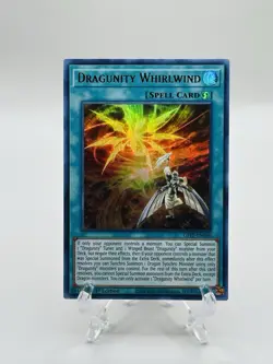 🔥Yugioh TCG-Dragunity Whirlwind-GFTP-EN040-Ghosts from the Past-1st Ed-M/NM!🔥 - Image 1